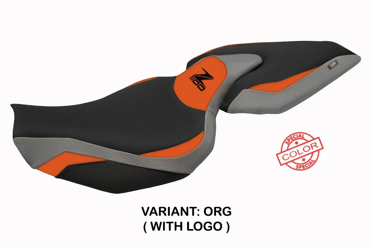 Kawasaki Z1100 2026 Seat Cover TPZ Italia Orange Grey Black