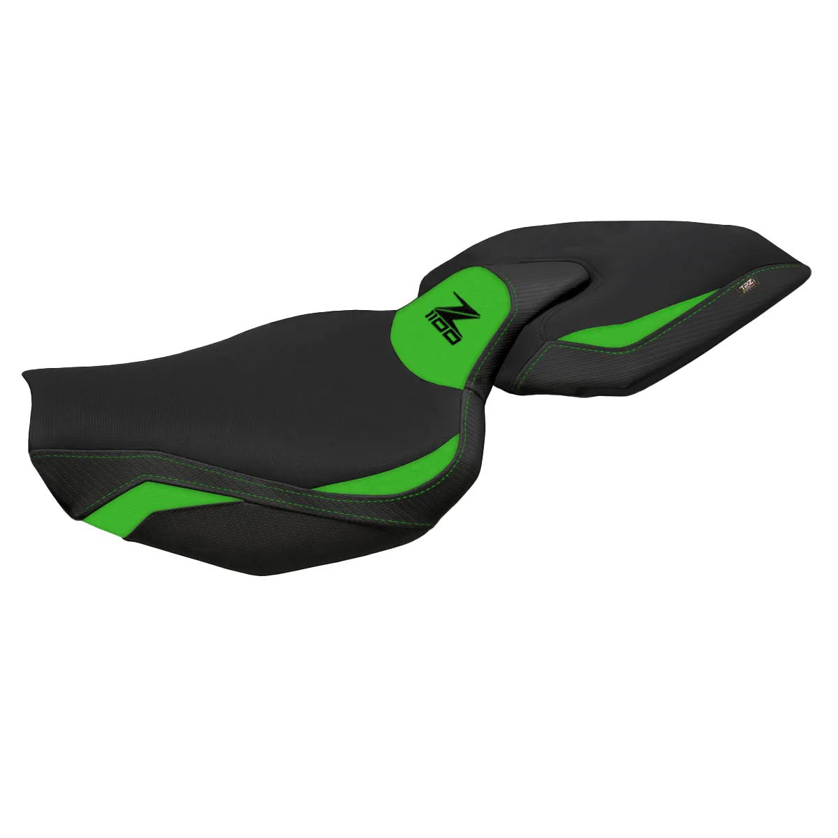 Kawasaki Z1100 2026 Seat Cover TPZ Italia Comfort Green Black