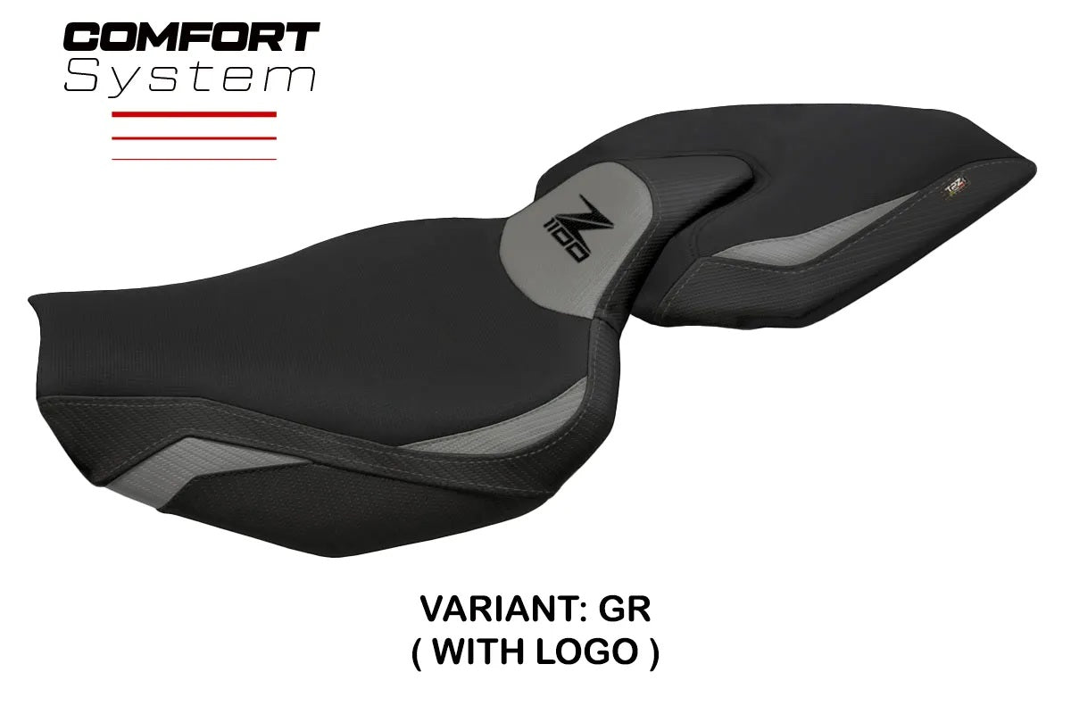 Kawasaki Z1100 2026 Seat Cover TPZ Italia Comfort Grey Black