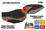 Kawasaki Z1100 2026 Seat Cover TPZ Italia Comfort Orange Grey Black