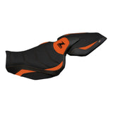 Kawasaki Z1100 2026 Seat Cover TPZ Italia Ultragrip Orange Black