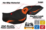 Kawasaki Z1100 2026 Seat Cover TPZ Italia Ultragrip Orange Black