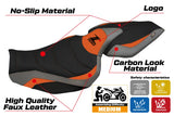 Kawasaki Z1100 2026 Seat Cover TPZ Italia Ultragrip Orange Grey Black