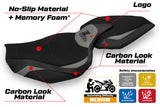 Kawasaki Z1000 2014-2021 Seat Cover Tappezzeria Italia TPZ Comfort in Grey and Black