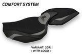 Kawasaki Z1000 2014-2021 Seat Cover Tappezzeria Italia TPZ Comfort in Grey and Black