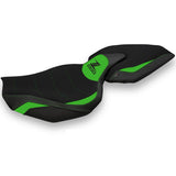 Kawasaki Z1000 2014-2021 Seat Cover Tappezzeria Italia TPZ Comfort in Green and Black