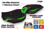 Kawasaki Z1000 2014-2021 Seat Cover Tappezzeria Italia TPZ Comfort in Green and Black