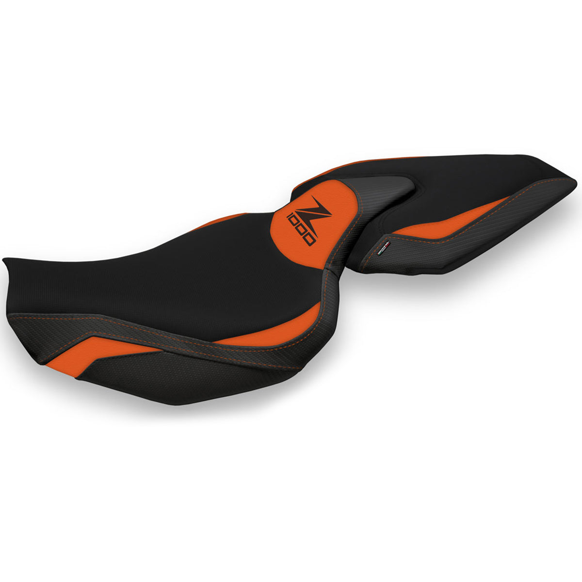 Kawasaki Z1000 2014-2021 Seat Cover Tappezzeria Italia TPZ in Orange and Black