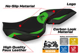 Kawasaki Z1000 2014-2021 Seat Cover Tappezzeria Italia TPZ in Green and Black