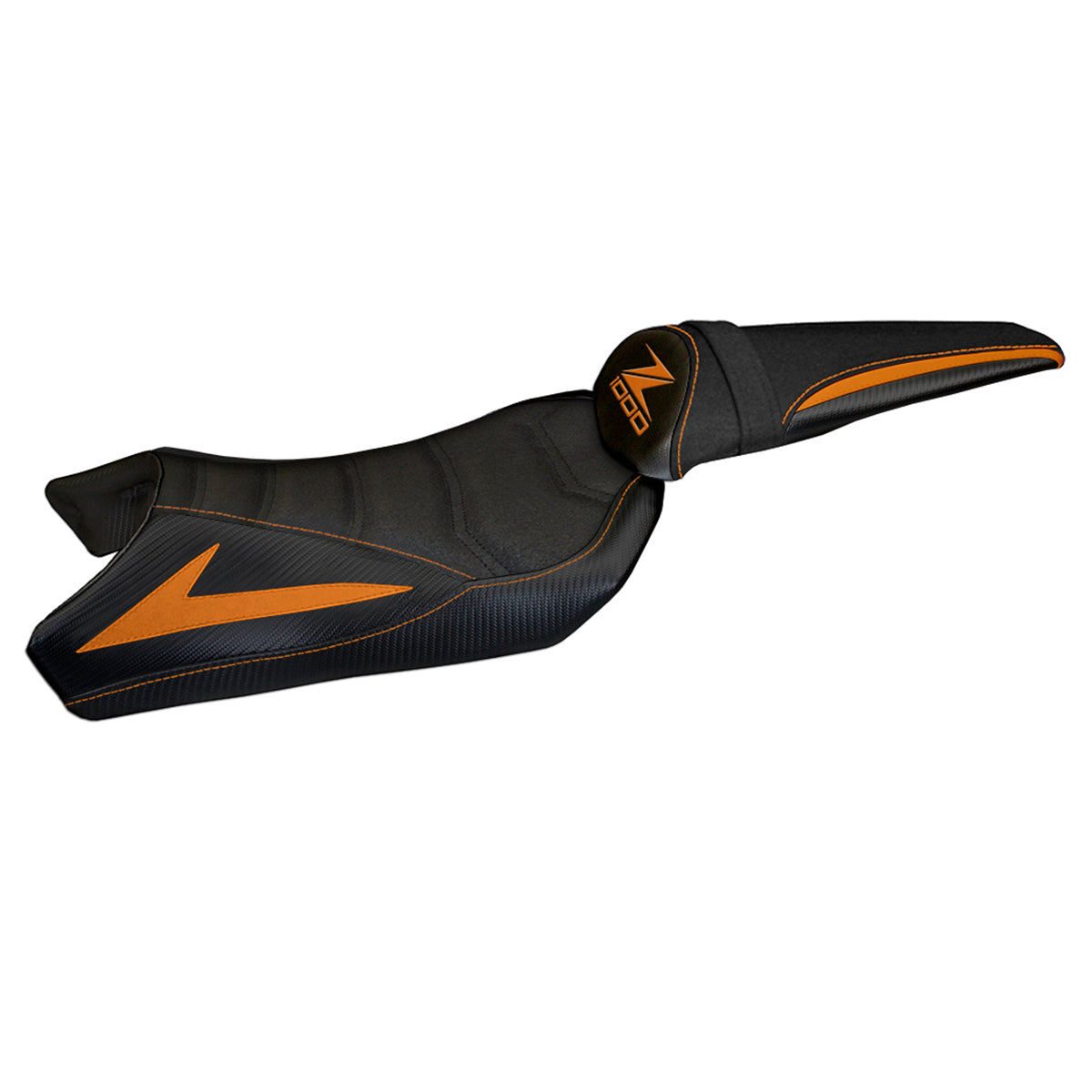 Kawasaki Z1000 2010-2013 Seat Cover Tappezzeria Italia TPZ Ultragrip in Orange Black