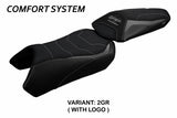 Funda de asiento Kawasaki Ninja 1000 / 1000 SX 2020-2024 Tappezzeria Italia TPZ Comfort en gris