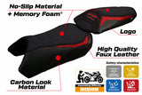 Kawasaki Ninja 1000 / 1000 SX 2020-2024 Seat Cover Tappezzeria Italia TPZ Comfort in Red