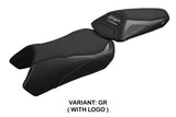 Funda de asiento Kawasaki Ninja 1100 SX 2025 Tappezzeria Italia TPZ Gris Negro