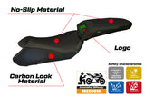 Funda de asiento Kawasaki Ninja 1000 Z1000 SX 2017-2019 Tappezzeria Italia TPZ en negro