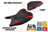Funda de asiento Kawasaki Z250 2019 2020 Tappezzeria Italia TPZ en rojo y negro