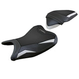 Funda de asiento Kawasaki Z250 2019-2020 Tappezzeria Italia TPZ en blanco y negro