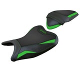 Funda de asiento Kawasaki Z400 2018-2023 Tappezzeria Italia TPZ Verde Negro