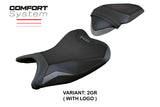 Kawasaki Z400 2018-2023 Seat Cover Tappezzeria Italia TPZ Comfort Grey Black