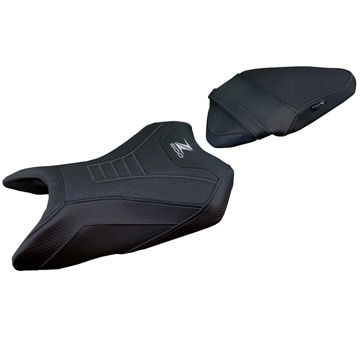 Funda de asiento Kawasaki Z500 2024-2025 Tappezzeria Italia TPZ Ultragrip en negro