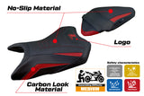 Kawasaki Z500 2024-2025 Seat Cover Tappezzeria Italia TPZ Ultragrip in Dark Red and Black