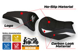 Kawasaki Z650 2017-2025 Seat Cover Tappezzeria Italia TPZ Ultragrip in White and Black