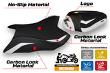 Funda de asiento Kawasaki Z800 2013-2016 Tappezzeria Italia TPZ en blanco y negro