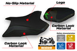 Funda de asiento Kawasaki Z800 2013-2016 Tappezzeria Italia TPZ en negro