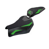 Funda de asiento Kawasaki Z900 2025 Tappezzeria Italia TPZ Verde Negro