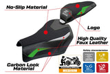 Funda de asiento Kawasaki Z900 2025 Tappezzeria Italia TPZ Verde Plata Negro