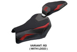 Funda de asiento Kawasaki Z900 2025 Tappezzeria Italia TPZ Rojo Negro