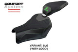 Funda de asiento Kawasaki Z900 2025 Tappezzeria Italia TPZ Comfort Negro Verde