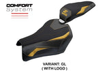Kawasaki Z900 2025-2026 Seat Cover TPZ Italia Comfort Gold Black