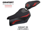 Kawasaki Z900 2025 Seat Cover Tappezzeria Italia TPZ Comfort Red Black