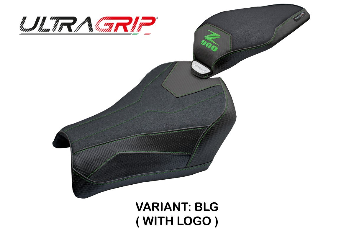 Kawasaki Z900 2025 Seat Cover Tappezzeria Italia TPZ Ultragrip Black Green