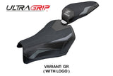 Funda de asiento Kawasaki Z900 2025 Tappezzeria Italia TPZ Ultragrip Gris Negro