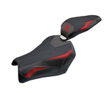 Funda de asiento Kawasaki Z900 2025 Tappezzeria Italia TPZ Ultragrip Rojo Negro