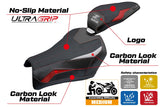 Funda de asiento Kawasaki Z900 2025 Tappezzeria Italia TPZ Ultragrip Rojo Plata Negro