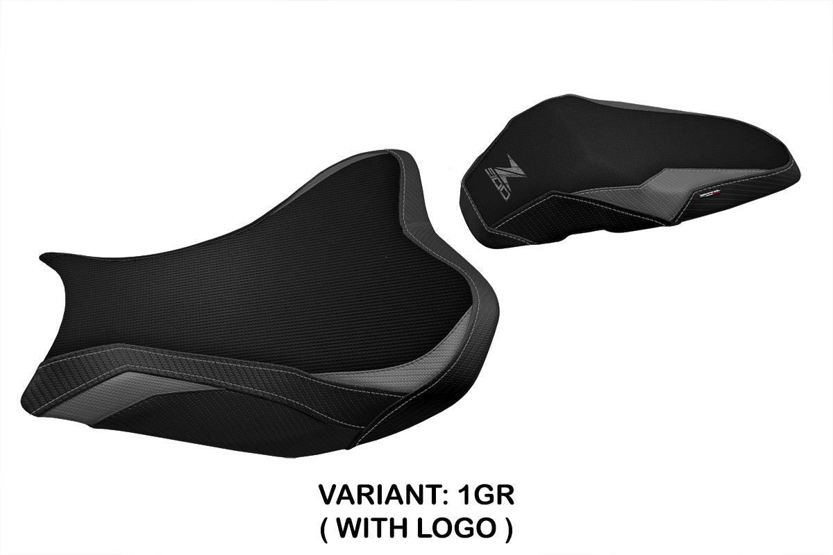 Kawasaki Z900 2017-2024 Seat Cover Tappezzeria Italia TPZ in Grey and Black