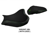 Funda de asiento Kawasaki Z900 2017-2024 Tappezzeria Italia TPZ en negro