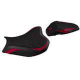 Funda de asiento Kawasaki Z900 2017-2024 Tappezzeria Italia TPZ Ultragrip en negro burdeos