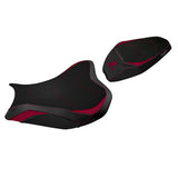 Funda de asiento Kawasaki Z900 2017-2024 Tappezzeria Italia TPZ Comfort en negro burdeos