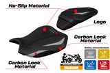 Kawasaki ZH2 Z H2 2020-2025 Seat Cover Tappezzeria Italia TPZ Ultragrip Silver Black