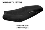 Kawasaki ZX14R ZZR 1400 2006-2023 Seat Cover Tappezzeria Italia TPZ Comfort Grey Black
