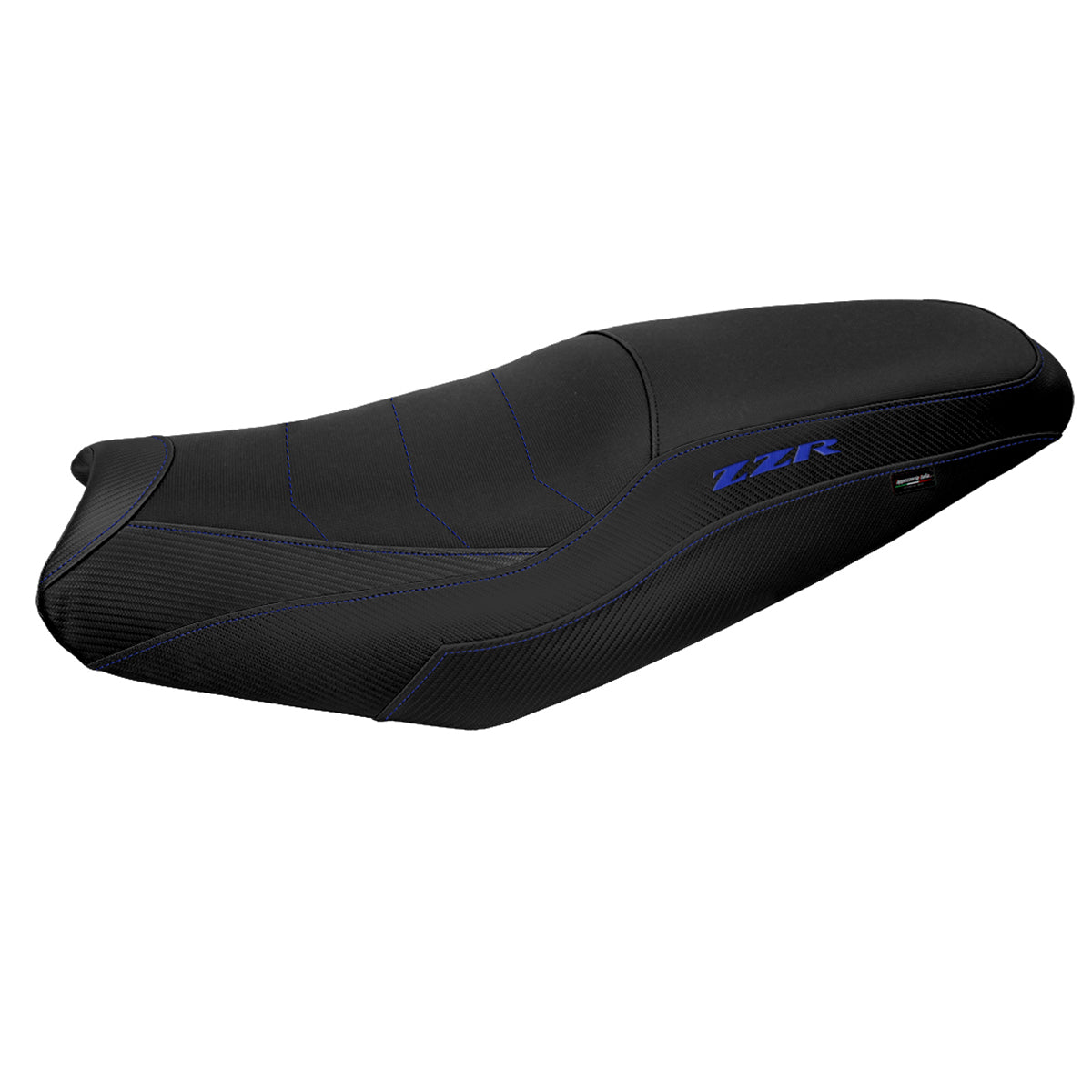 Kawasaki ZX14R ZZR 1400 2006-2023 Seat Cover Tappezzeria Italia TPZ Comfort Blue Black