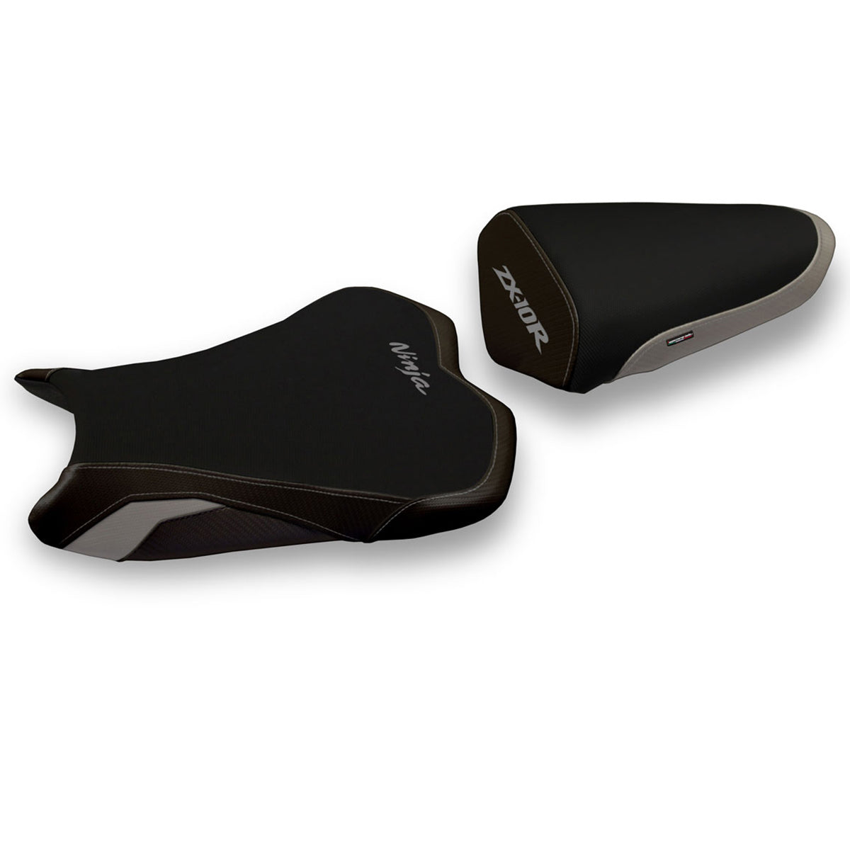 Kawasaki Ninja ZX10R 2008-2010 Seat Cover Tappezzeria Italia TPZ Comfort in Grey and Black