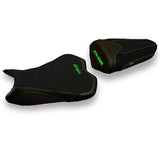 Funda de asiento Kawasaki Ninja ZX10R 2008-2010 Tappezzeria Italia TPZ Ultragrip en negro