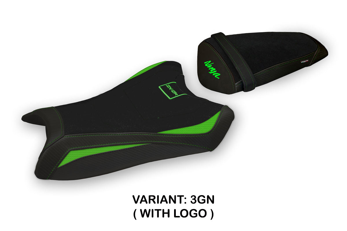 Kawasaki Ninja ZX10R 2011-2015 Seat Cover Tappezzeria Italia TPZ in Green