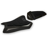 Funda de asiento Kawasaki Ninja ZX10R 2011-2015 Tappezzeria Italia TPZ Ultragrip en gris