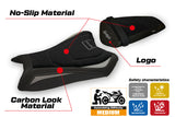 Funda de asiento Kawasaki Ninja ZX10R 2011-2015 Tappezzeria Italia TPZ Ultragrip en gris