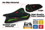Kawasaki Ninja ZX10R 2011-2015 Seat Cover Tappezzeria Italia TPZ Ultragrip in Green